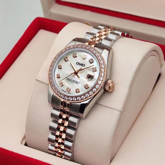 Reloj tipo Rolex mujer - blanco